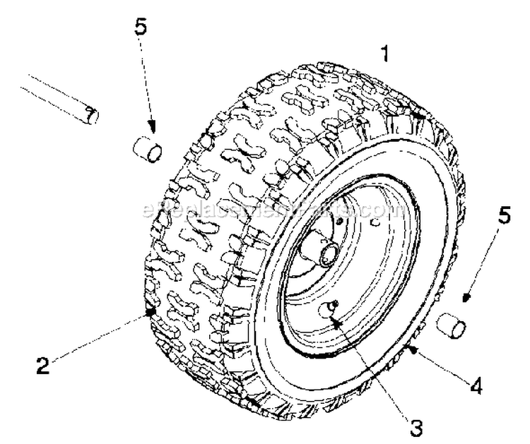 Page F Diagram and Parts List for 31AE600E161 1999 Yard Machines Snow Blower